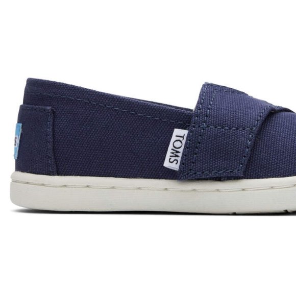 TOMS Kids - Baby Tom's Tiny Alpargata Canvas Size 6 T Walker Shoe - Picture 3 of 11